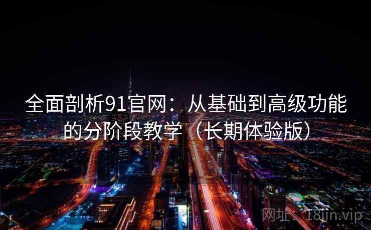 全面剖析91官网：从基础到高级功能的分阶段教学（长期体验版）