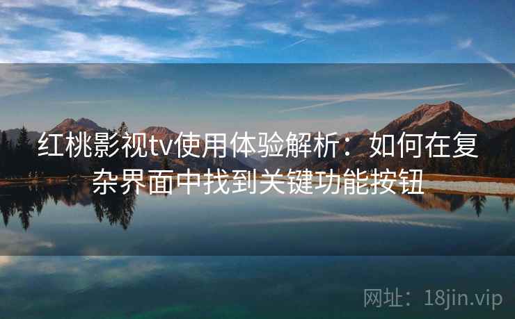 红桃影视tv使用体验解析：如何在复杂界面中找到关键功能按钮