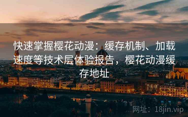 快速掌握樱花动漫：缓存机制、加载速度等技术层体验报告，樱花动漫缓存地址