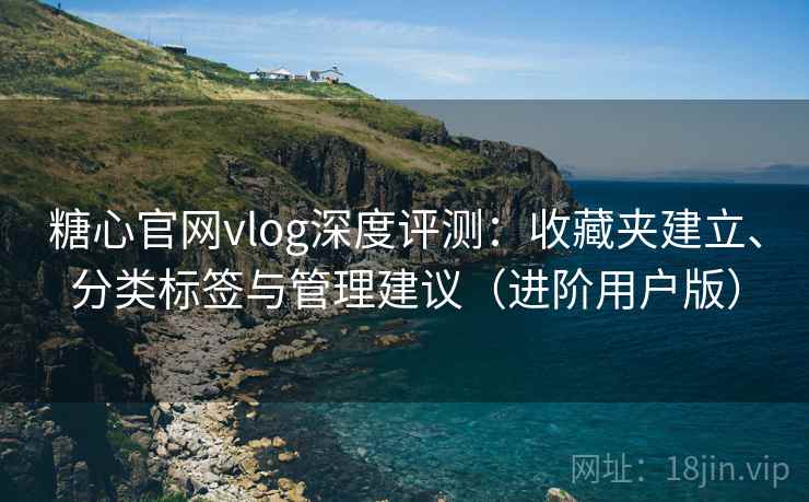 糖心官网vlog深度评测：收藏夹建立、分类标签与管理建议（进阶用户版）