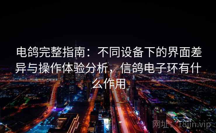 电鸽完整指南:不同设备下的界面差异与操作体验分析,信鸽电子环有什么作用 电鸽完整指南:不同设备下的界面差异与操作体验分析,信鸽电子环有什么作用