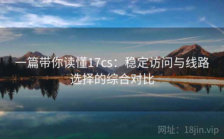 一篇带你读懂17cs：稳定访问与线路选择的综合对比